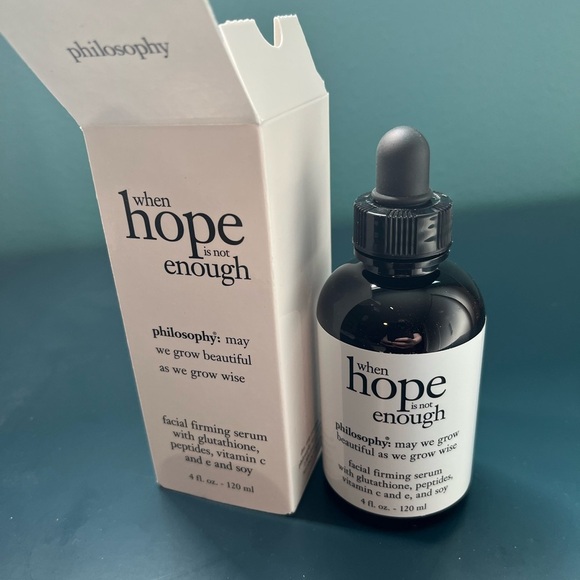 Philosophy 4oz supersize When Hope is Not Enough Facial Firming Serum - Picture 1 of 3